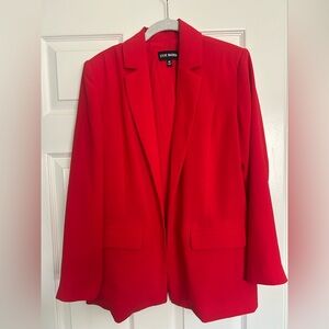 Steve Madden Women's Vibrant Red Suit blazer